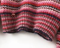 Suéteres para mujer moda 2024 manga larga Patchwork a rayas elegante jersey de mujer tejido Otoño Invierno ropa de calle - details 4