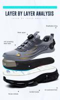 Zapatos de trabajo de seguridad para hombre y mujer, zapatillas cómodas, ligeras, transpirables - details 4