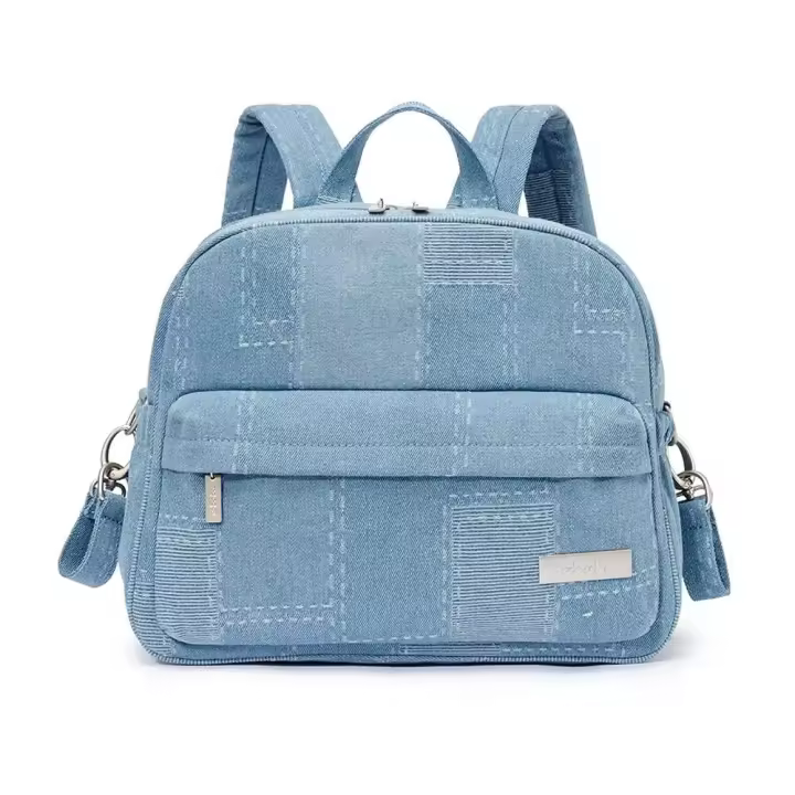 Soboba-mochila para mamá con estilo, bolso de viaje multifuncional grande de mezclilla para mujer, novedad de 2024 - 1