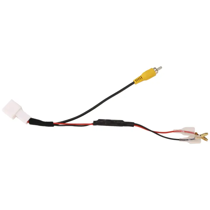 Conector adaptador de enchufe de Cable de arnés de cableado de retención de cámara de marcha atrás de coche de 4 pines apto para Toyota - 1