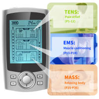 Máquina de estimulación eléctrica portátil de 36 modos EMS para neuropatía, alivio del dolor, unidad TENS casera, máquina de estimulación muscular para alivio del dolor - details 5