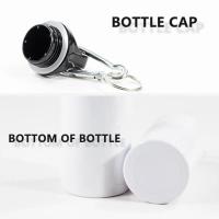 Botella de agua portátil de aluminio con mosquetón, matraz deportivo de 400/500/600/750ml para viajes, ciclismo, senderismo, Camping y bicicleta - details 7