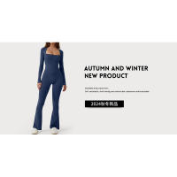 Pantalones bajos de yoga cintura cruzada elástica sin costuras para correr y andar en bicicleta - details 0