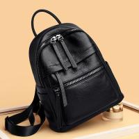 Mochila De piel de vaca para mujer y niña, morral de cuero suave de alta calidad, gran capacidad para viajes y ocio - details 4