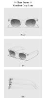 2025 Gafas de sol redondas retro para hombre y mujer, diseñador de marca famosa, gafas de sol vintage de lujo para rostros pequeños. - details 16