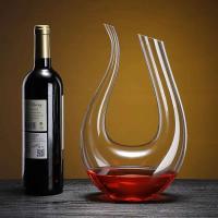 Hermosos tarros rojos estilo caracol, botellas de vidrio sin plomo, aireadores de vino de alta gama - details 2