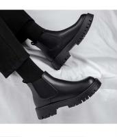 Botines de cuero PU de alta calidad para hombre, talla grande, para banquete de boda, Oxford, otoño e invierno, tallas 38-44 - details 3