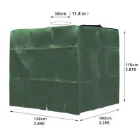 Cubierta Impermeable para Jardín al Aire Libre 1000 litros IBC Recipiente de Agua de Lluvia con Cubiertas de Polvo Protectora de Sol - details 7