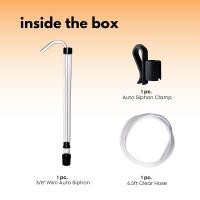 Kit de sifón automático con abrazadera, manguera de embotellado de 6,5 pies, tubería de plástico libre de grado alimenticio para cerveza, 3/8 pulgadas - details 1