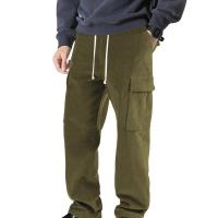 Pantalones rectos de primavera para hombre, pantalones casuales de pana, pantalones masculinos - details 1