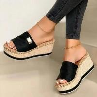 Sandalias de Tacón Alto para Mujer Zapatillas Informales con Parte Inferior Gruesa - details 0