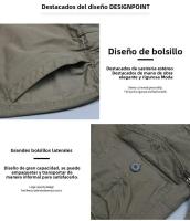 Pantalones cortos deportivos informales para hombre, pantalones cortos deportivos con bolsillos, holgados y ajustados - details 6