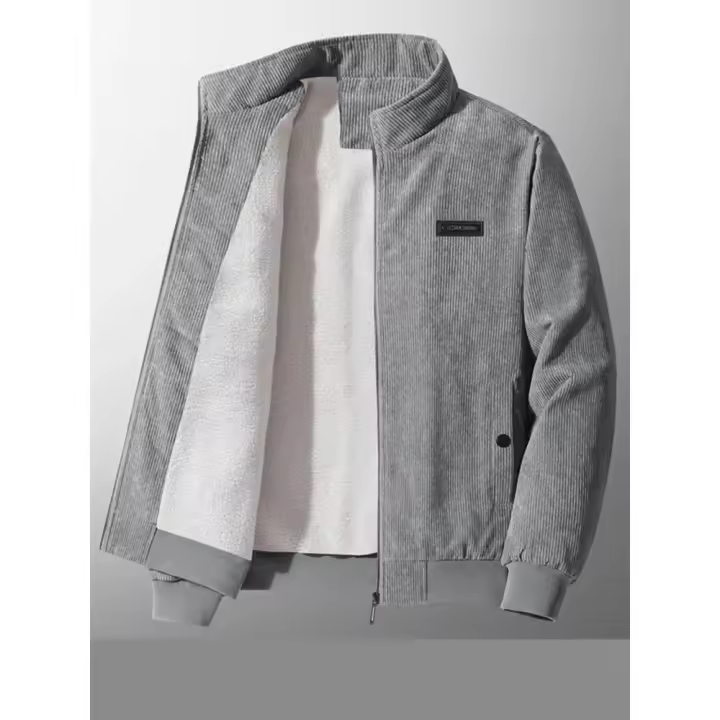 Chaqueta acolchada de algodón para hombre, abrigo grueso de lana de cordero, de pana Popular, última moda, 2024 - 1