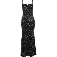 Vestido clásico de moda para mujer con tirantes finos y espalda descubierta ajustado al cuerpo, traje de moda para mujer de verano. - details 1