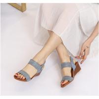 Sandalias para niña, zapatos de hadas de estilo romano, nuevos zapatos de verano de gran tamaño para mujeres de moda con tacón de cuña. - details 4