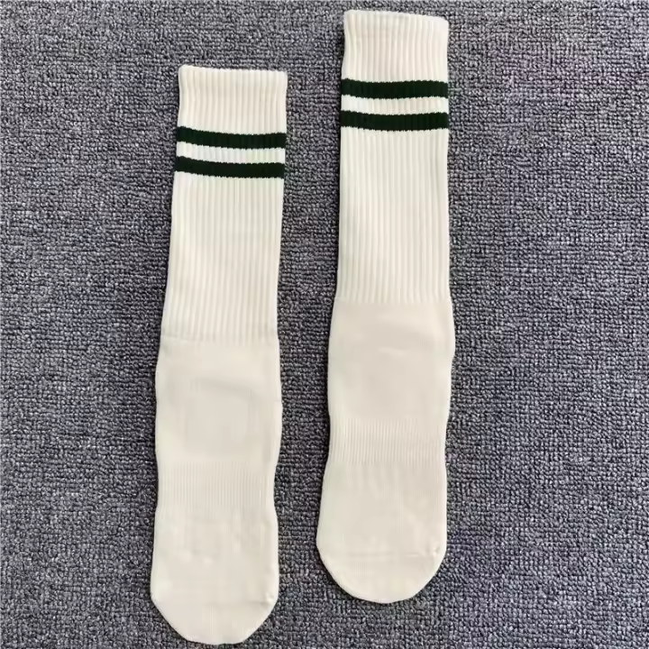 Calcetines de yoga profesionales de silicona antideslizantes para bailar en el suelo, calcetines deportivos informales de algodón a rayas para fitness, gimnasio, entrenamiento, pilates - 1