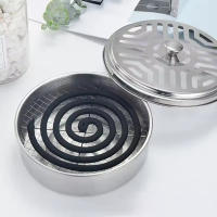 Portaencensas Para El Hogar Con Tapa 1PC Soporte Para Incienso Y Mosquitero Para Exteriores Uso En Sala De Estar Y Dormitorio - details 0