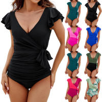 Nuevo traje de baño de una pieza traje de baño para mujer bikini de talla grande - details 40