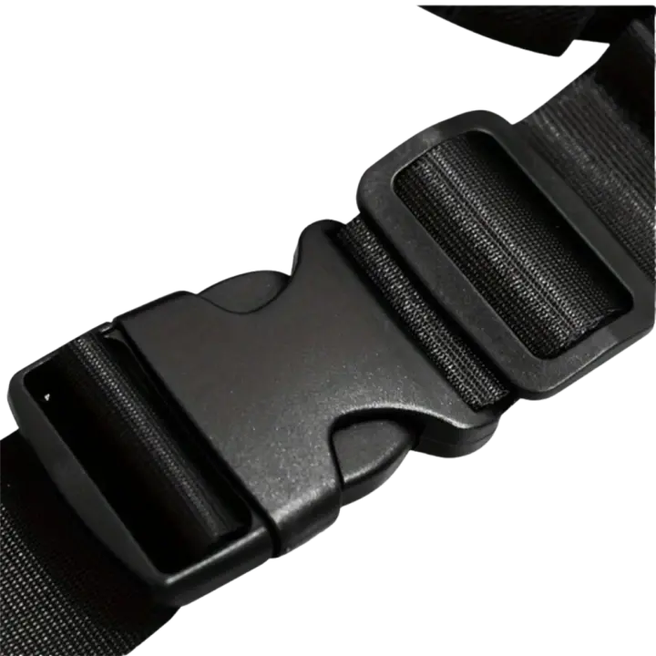Paquete de cinturón para correr de tela Oxford, impermeable, de gran capacidad, deportivo, ajustable con bolsa para botella de agua - 1