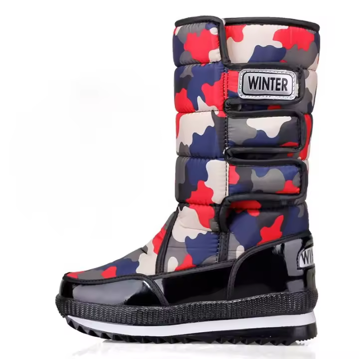 Nuevos zapatos casuales de algodón antideslizantes de terciopelo de invierno para hombres y mujeres - 1