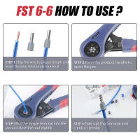 WOZOBUY Ferrule Sleeves Terminal Crimping Tools Mini Electrical Pliers Crimping Pliers & Ferrule Terminals Set Hand Tools - details 8