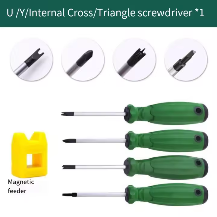 Juego de destornilladores antideslizantes Destornillador magnético resistente a impactos de alta dureza Destornillador resistente a la corrosión con forma impermeable - 1