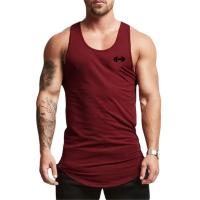 Camiseta sin mangas de entrenamiento para hombre, prenda de vestir, transpirable, fina, informal, de verano - details 8