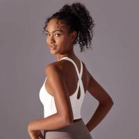 -Chaleco de yoga con espalda cruzada, ropa interior sin costuras, sujetador deportivo de alto impacto, secado rápido, adelgazante - details 7