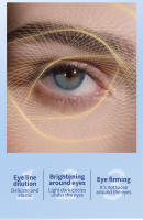 Crema eléctrica para los ojos, Tratamiento hidratante y humectante que mejora las ojeras - details 6