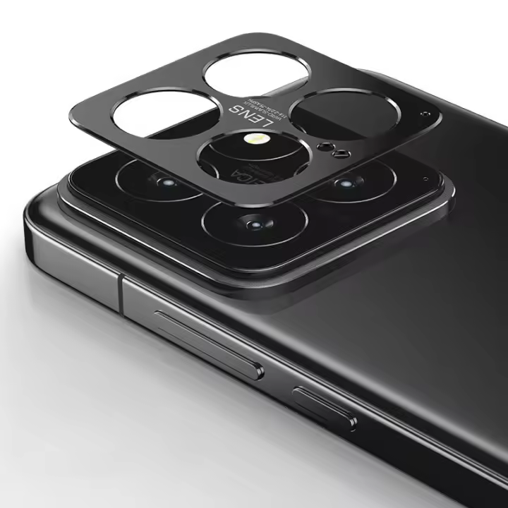 Protector de Lente Trasero de Aluminio para Xiaomi 14 Pro Cubierta de Pantalla de Protector de Lente con Anillo de Metal - 1
