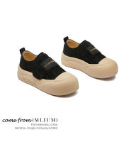 Cuero pan zapatos de las mujeres de la primavera nuevos zapatos retro de velcro de la junta plataforma casual zapatos blancos zapatos versátiles - details 6
