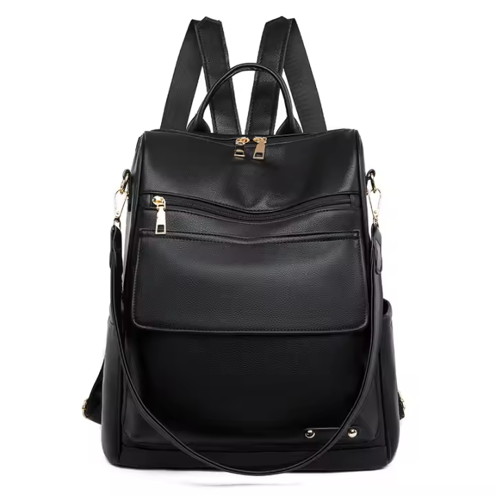 Mochara de cuero Blanco y Amarillo para Mujer, Bolsa de trabajo y fácil, Con Correa para el hombro, informal, de viaje - 1