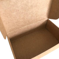 Caja de embalaje de papel Kraft en blanco, dulces y galletas para exhibición de caja de cartón, suministros para fiestas de cumpleaños, jabón hecho a mano, 10 piezas - details 4