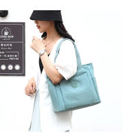 Bolso de mujer casual nuevo bolso de madre portátil de hombro de tela de nylon de color sólido informal de gran capacidad - details 18