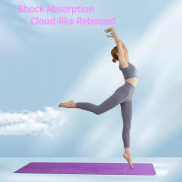 Manta De Yoga Plegable Ecológica TPE Para Viajes Fitness Doble Cara Antideslizante Para Pilates Y Ejercicios Entrega Saco De Compras - details 1