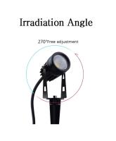 Luz de Jardín IP67 4pcs Bombillas de Paso de Acero Inoxidable Brillo de 450 Lúmenes Impermeable - details 5