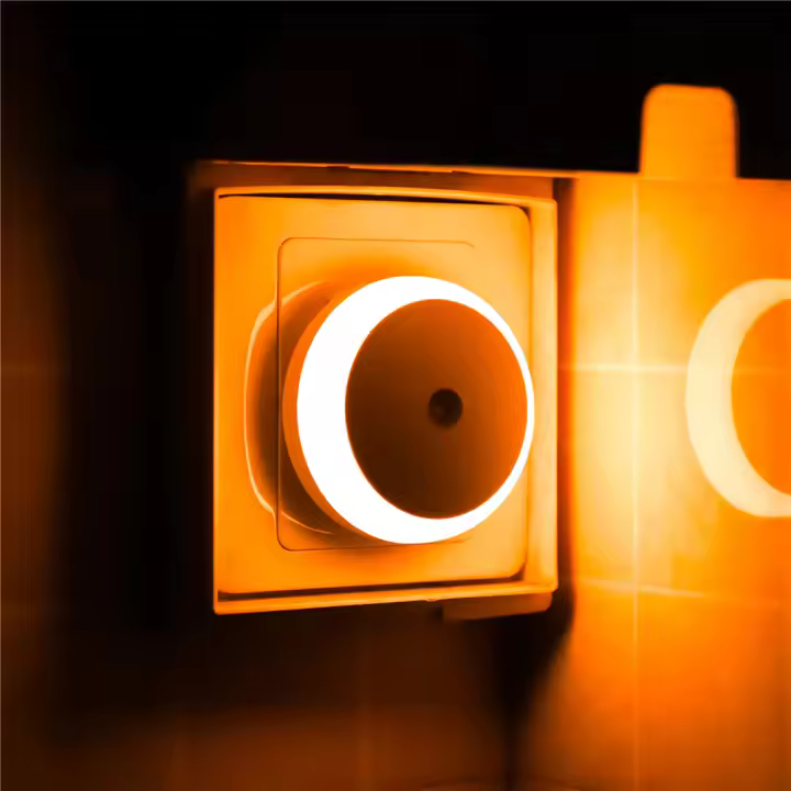 LED Night Light Plug in Dusk To Dawn Smart Sensor Auto Dim Into Wall Night Lamp for Bathroom Hallway Kitchen Stairway Bedroom - 1