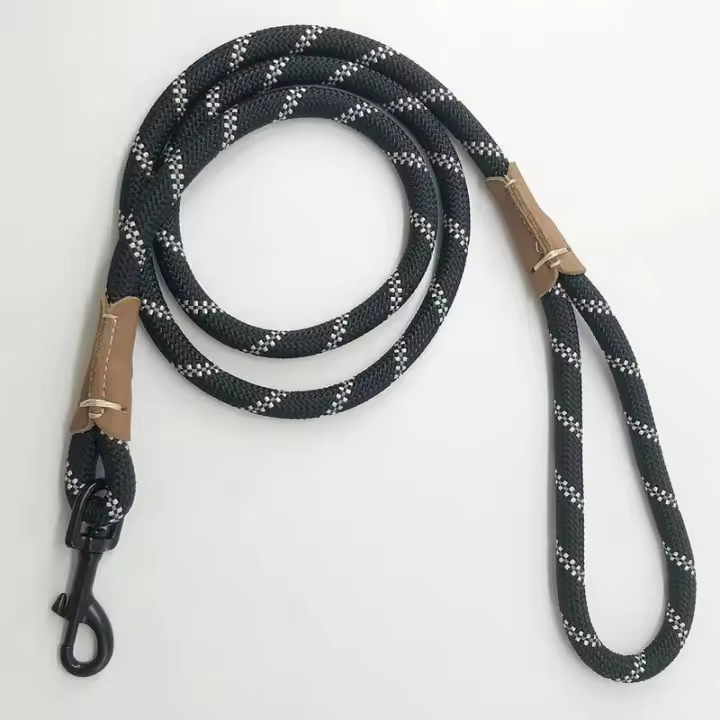Correa entrenamiento cuerda comprobar perros, cables de seguimiento ligeros pequeños medianos, 2M, 5M, 10M, color negro y rojo, - 1