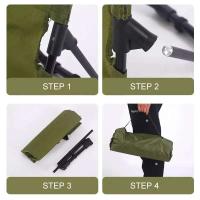 Respaldo para acampar al aire libre, silla de playa plegable portátil de ocio, equipo de camping - details 6