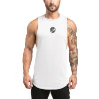 Camisetas sin mangas de Fitness para hombre, ropa de gimnasio, culturismo, entrenamiento, chaleco de algodón, informal, transparente - details 12