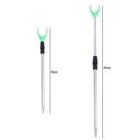 Soporte de pesca telescópico de aleación de aluminio, soporte de caña de pescar ajustable telescópico, aparejos de pesca extensibles fijos - details 10