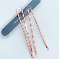 Herramientas de Maquillaje DUcare 4PCS Extractor de Acné y Espinillas Herramienta de Limpieza Facial de Acero Inoxidable Dorado - details 7