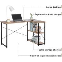 Escritorio con estantería, mesa de juego, mesa de estudio, escritorio para ordenador PC para oficina en casa. - details 4