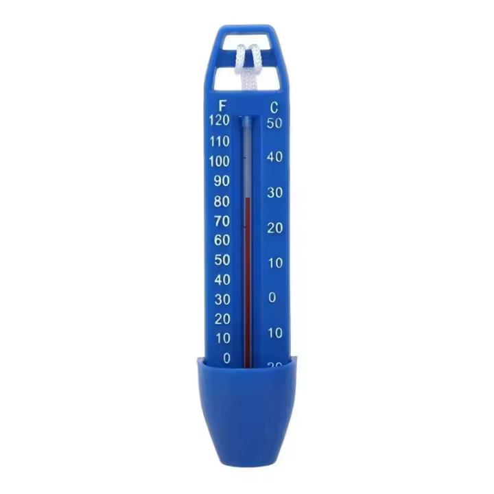El termómetro quiere una lectura perfecta de la temperatura de la piscina? ¡Obtenga este termómetro portátil flotante de doble pantalla! - 1