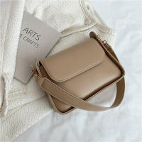 Bolsos cruzados para mujer, bolso de hombro de cuero de PU de Color sólido, bolso pequeño de moda - details 14