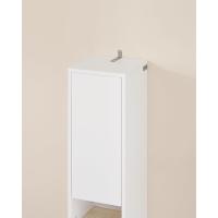 Mueble de Baño Alto Armario de Pilar con 5 Estantes Abiertos 2 Puertas y 1 Cajón - details 6