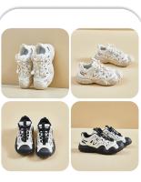 Zapatos de calle informales para mujer, zapatillas de suela gruesa con aumento de altura, versión coreana, color blanco, Primavera - details 22