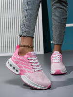 Zapatillas de moda para mujer Cómodas Ligeras Casual Flyweave Mesh Zapatillas Moda Transpirable Running Shoes - details 1