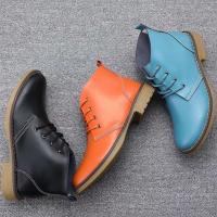 Botas informales de goma Oxford Martin tobilleras cómodas para hombre a la venta Zapatos con cuello de trabajo al aire libre para adultos - details 4
