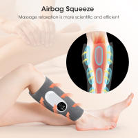 Masajeador de piernas y pantorrillas, máquina de presoterapia por presión de aire, dispositivo de compresa caliente, relajación muscular, promueve la circulación sanguínea, alivia el dolor - details 4